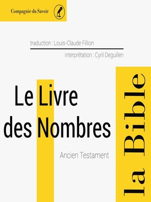 cover image of Le livre des Nombres